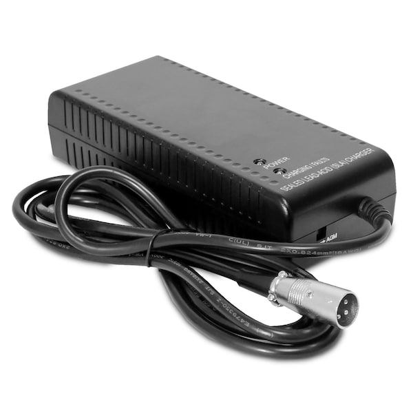 Upg 24V 5AH 3Stage AGMGEL Charger w USA Cordset recommended for medical mobilty charging 24BC5000T-4 USA - main